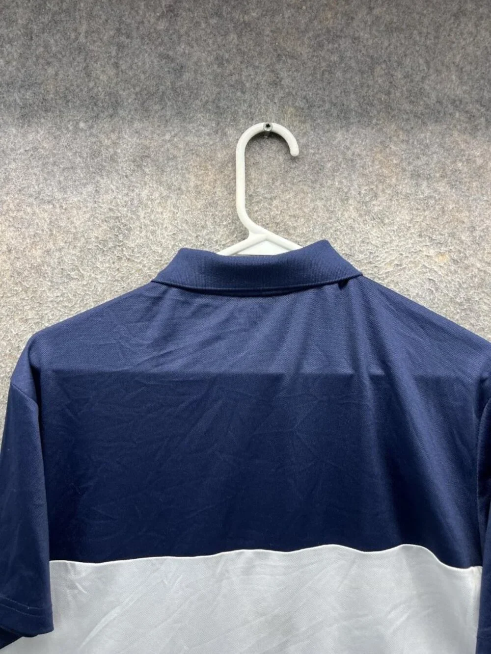 Polo Ralph Lauren Polo Shirt Men Medium Blue Colorblock Performance Golf Jersey